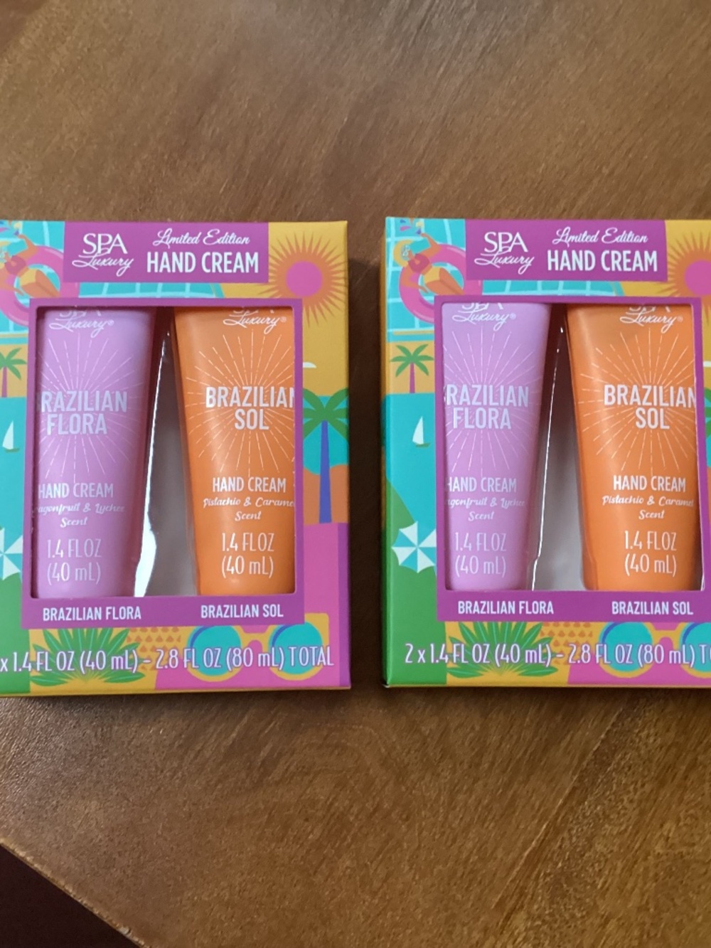 Spa Luxury Limited Edition Hand Cream Bundle New 2 packs